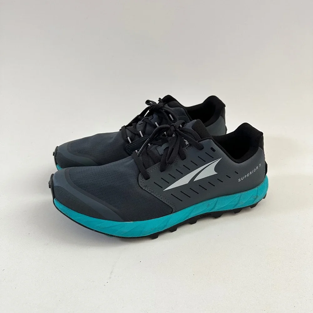 Altra Superior 5 Trail Running Shoes Womens 9.5 Hiking Outdoor Stonegaurd Insole